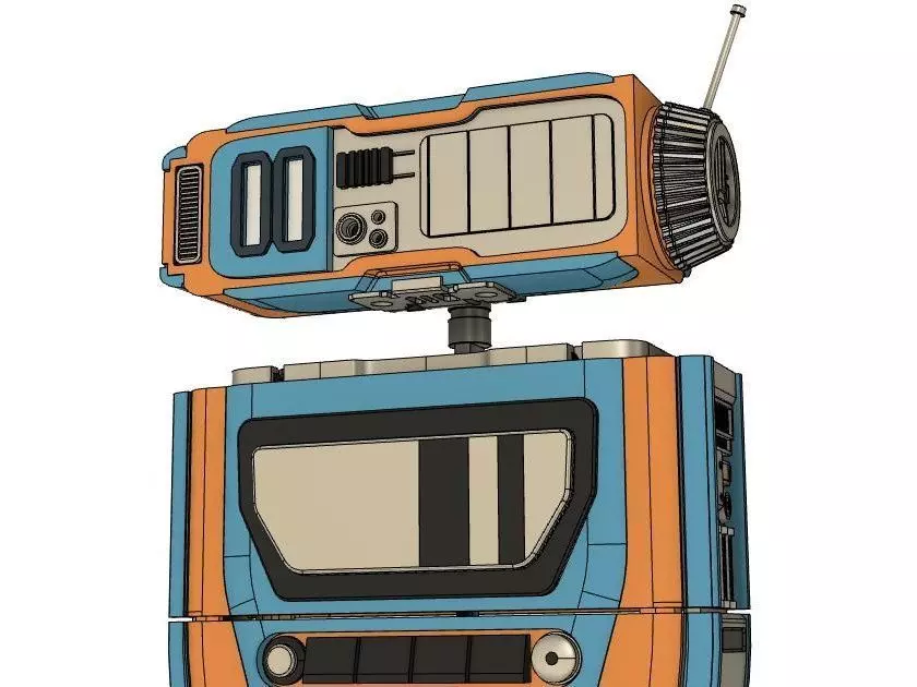 Pip Droid and Head Docking Station from Star Wars The Acolyte 3D print model_6