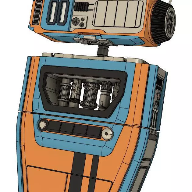 Pip Droid and Head Docking Station from Star Wars The Acolyte 3D print model_18