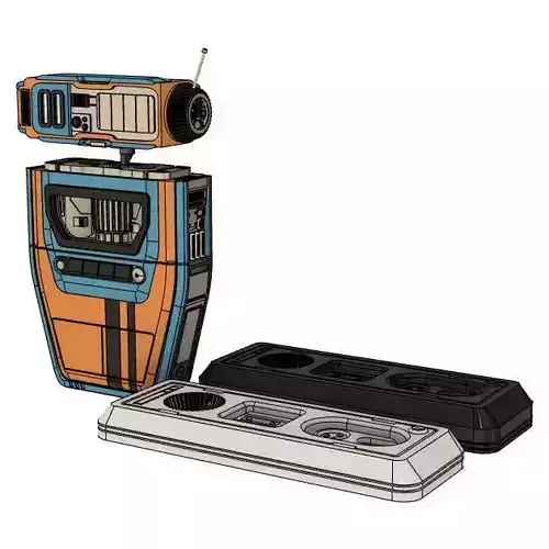 Pip Droid and Head Docking Station from Star Wars The Acolyte