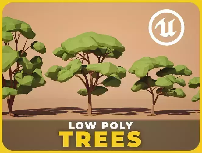 Low Poly Trees - UE5
