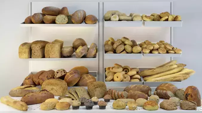 Scanlabz Collection Bakery 3D model 2