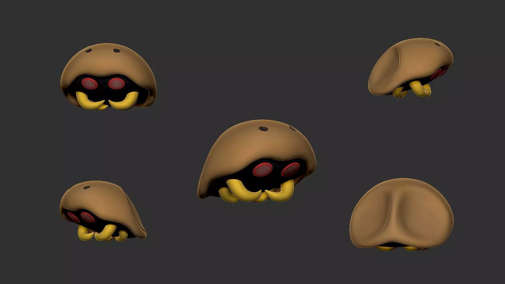 fossil pack  kabuto kabutops omanyte and omastar 3D print model_8