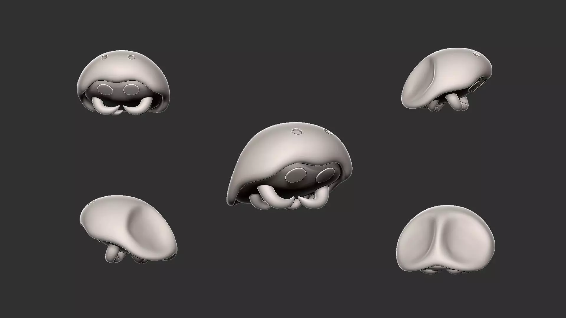 fossil pack  kabuto kabutops omanyte and omastar 3D print model_12