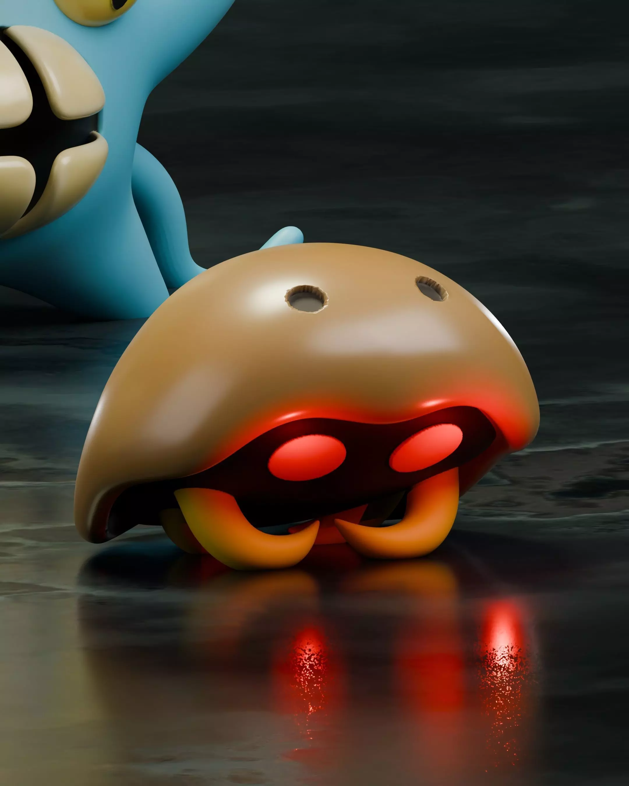 fossil pack  kabuto kabutops omanyte and omastar 3D print model_3