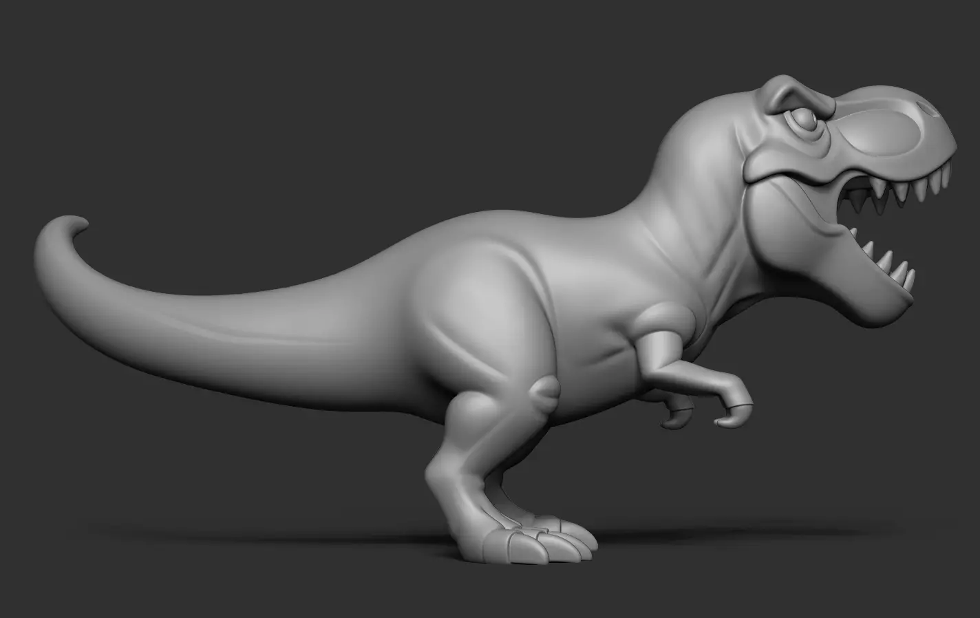 T-Rex Sculpture 3D print model_17