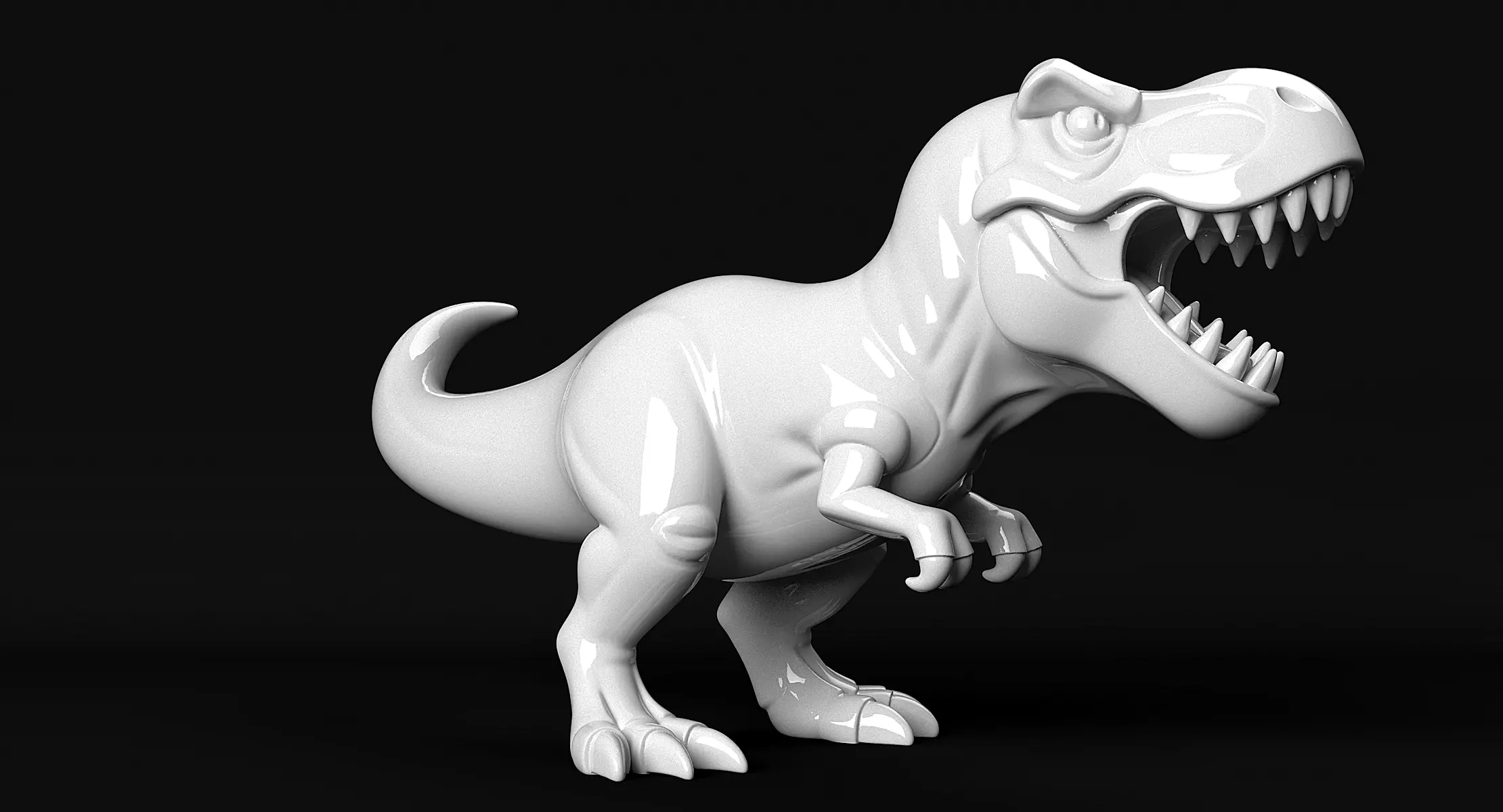 T-Rex Sculpture 3D print model_1