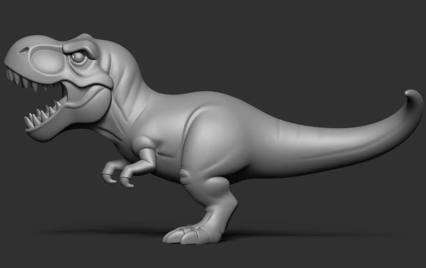 T-Rex Sculpture 3D print model_13