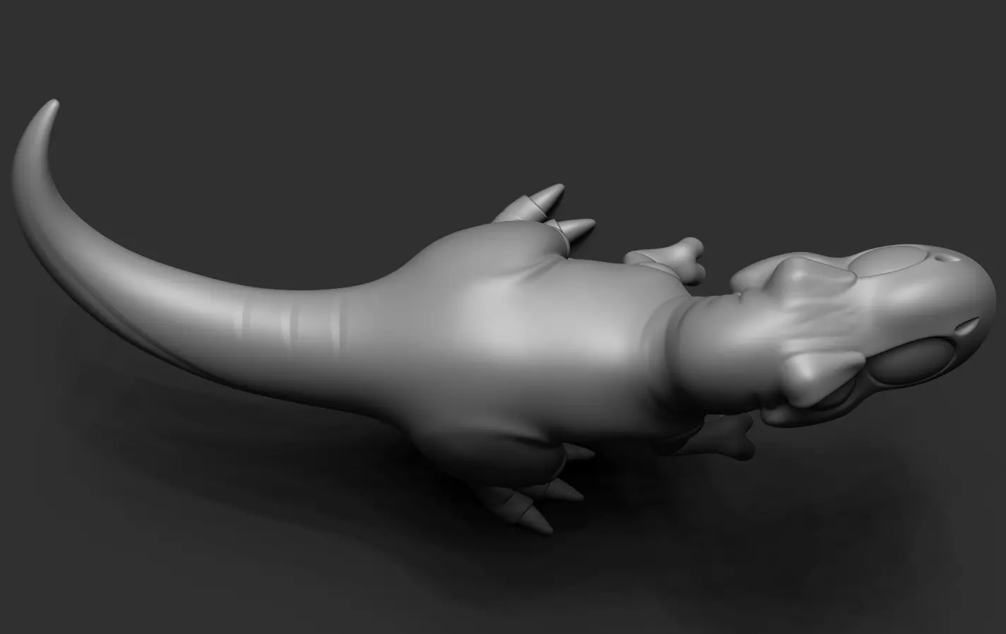 T-Rex Sculpture 3D print model_18