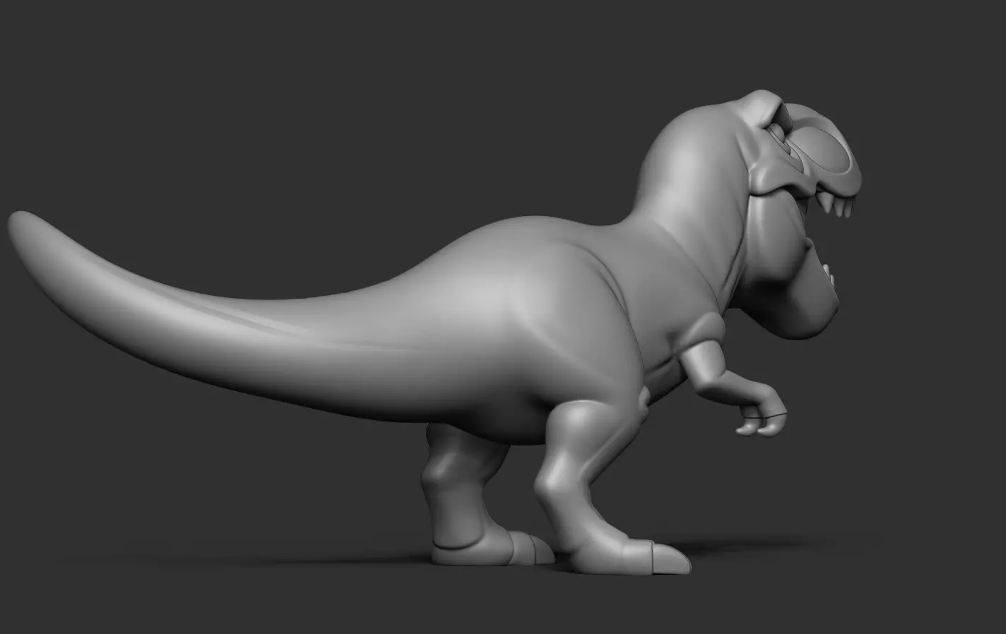 T-Rex Sculpture 3D print model_16