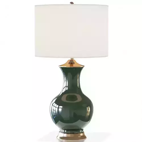 LILOU TABLE LAMP GREEN