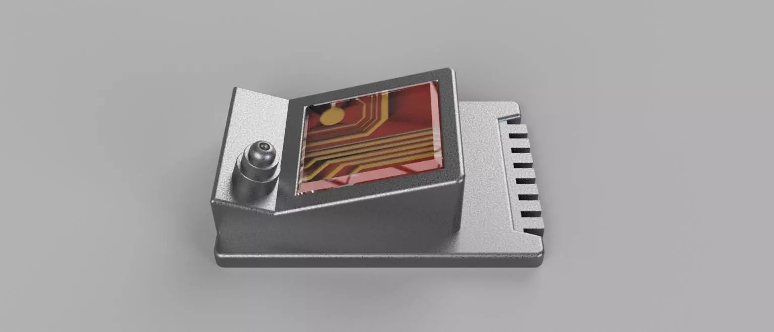 Trapper Wolf Glove Comm Unit from The Mandalorian 3D print model_1