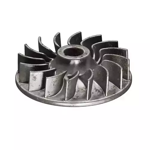 Rusty Engine Flywheel