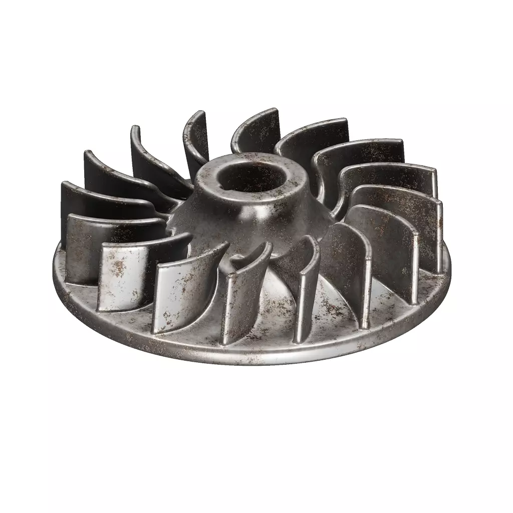 Rusty Engine Flywheel 3D model