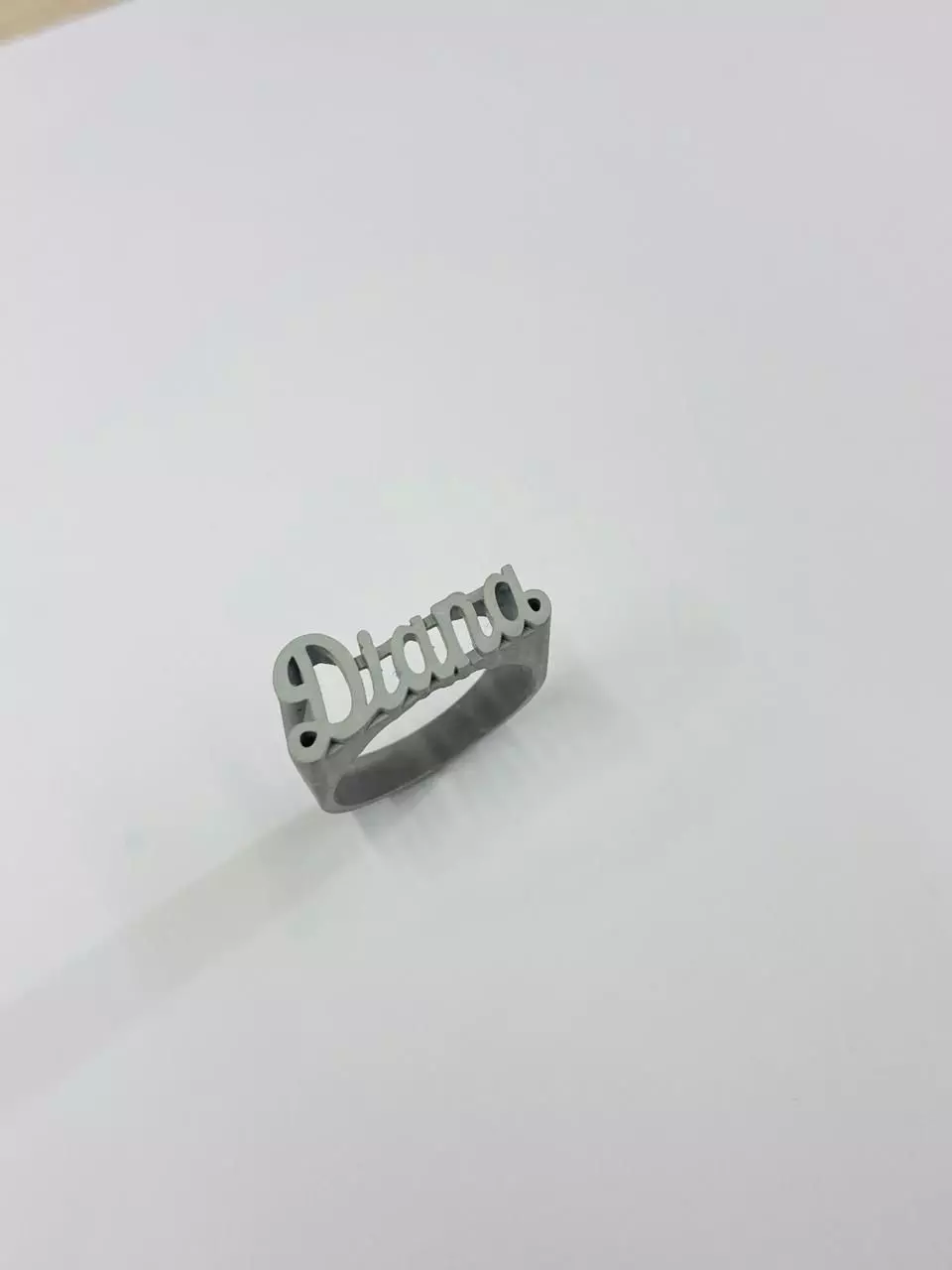 Anillo Nombre Diana 3D print model_7