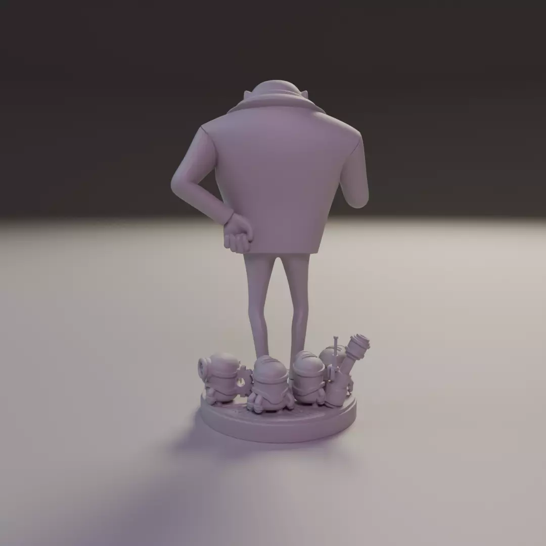 Gru Despicable Me 3D print model_6