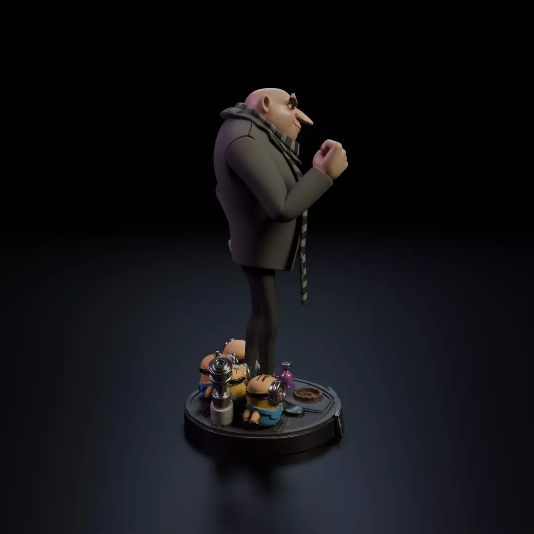 Gru Despicable Me 3D print model_1