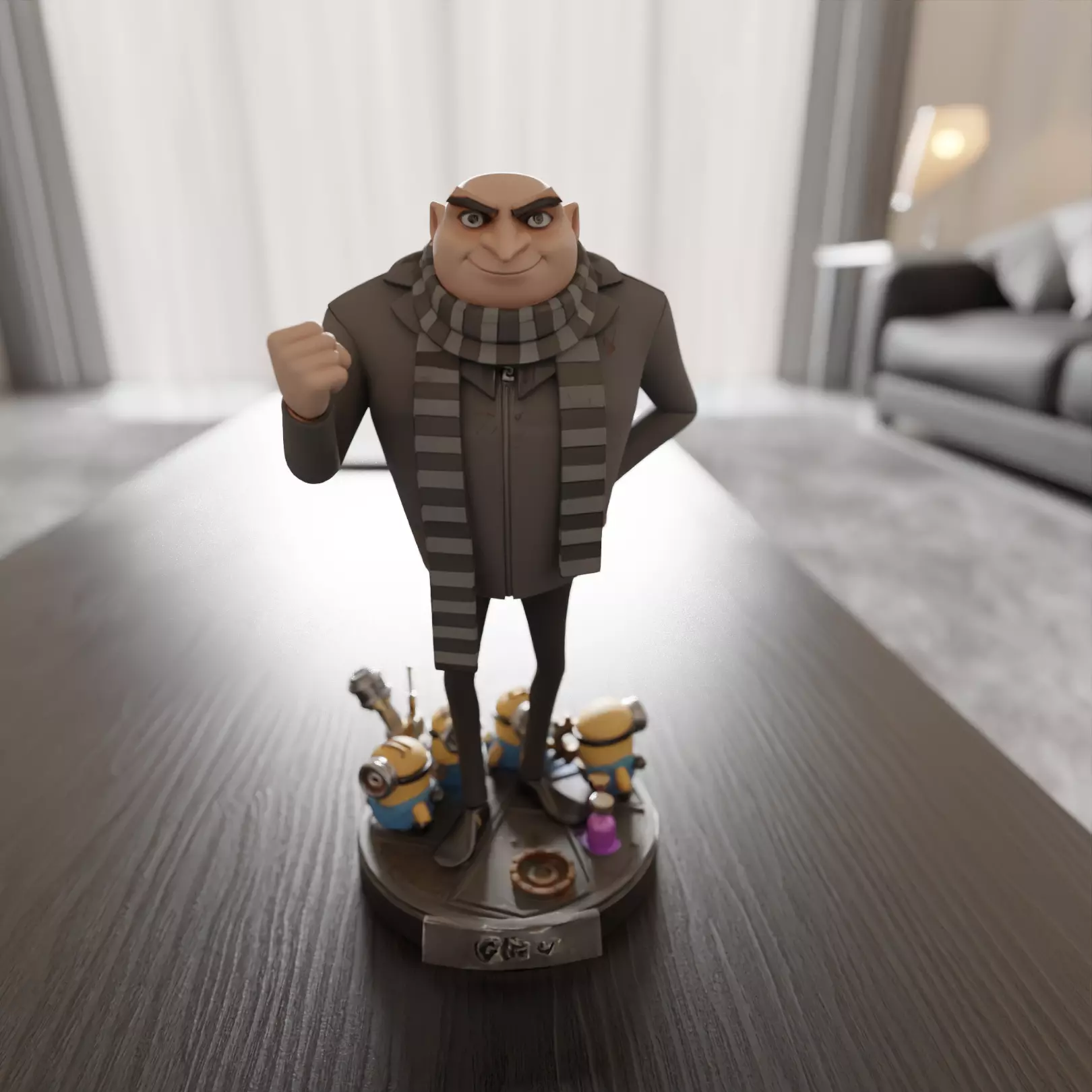Gru Despicable Me 3D print model_0