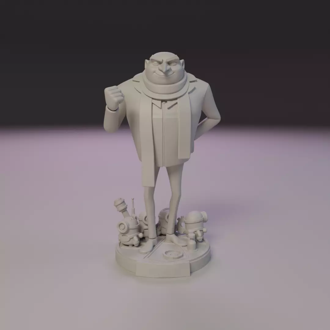 Gru Despicable Me 3D print model_16
