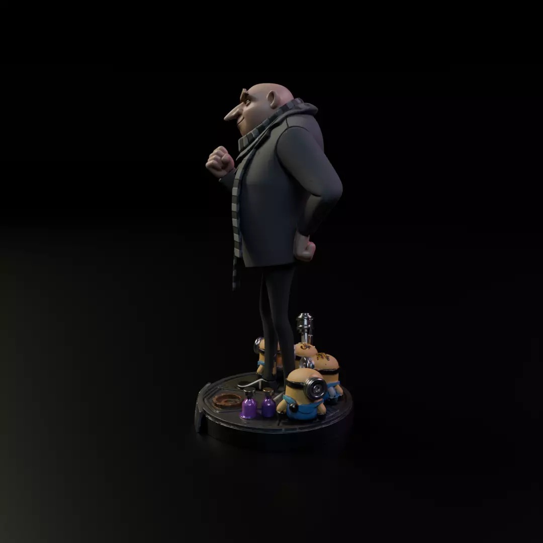 Gru Despicable Me 3D print model_3