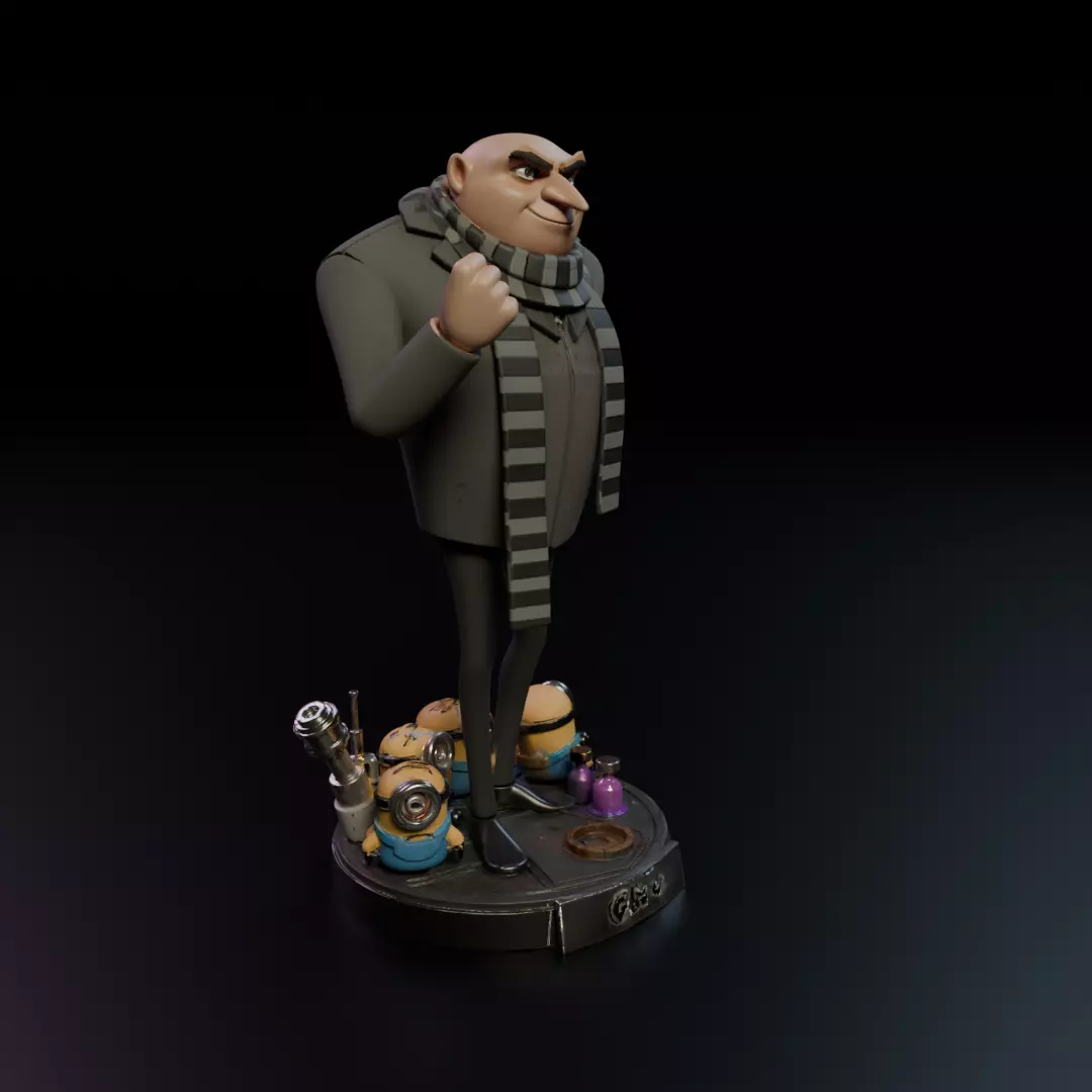 Gru Despicable Me 3D print model_11