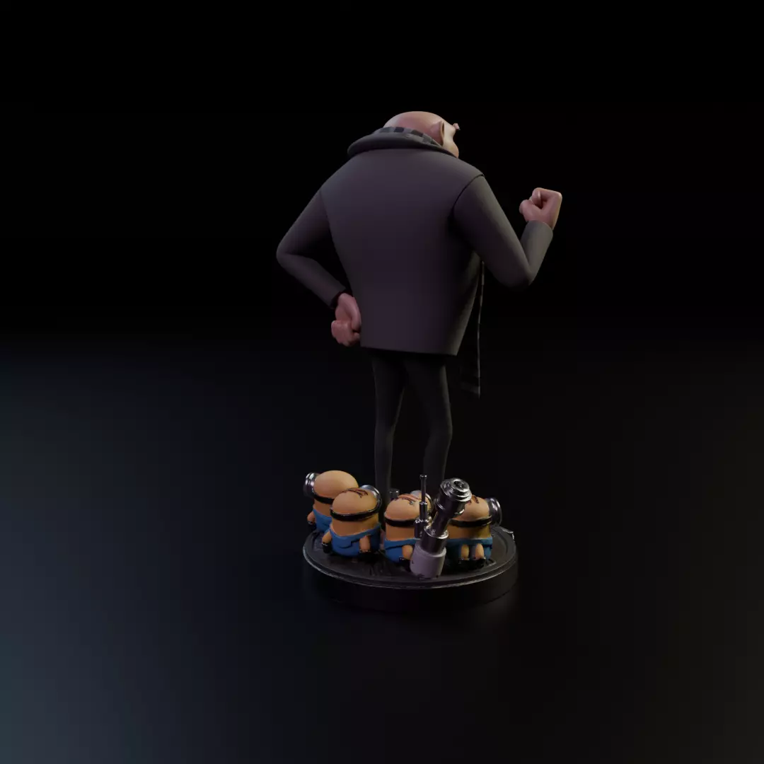 Gru Despicable Me 3D print model_13