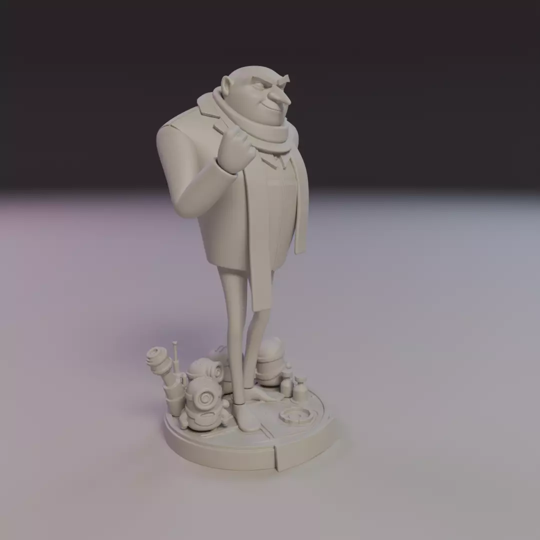 Gru Despicable Me 3D print model_12