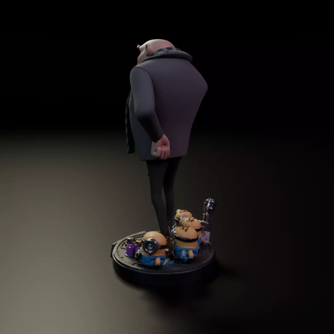 Gru Despicable Me 3D print model_7