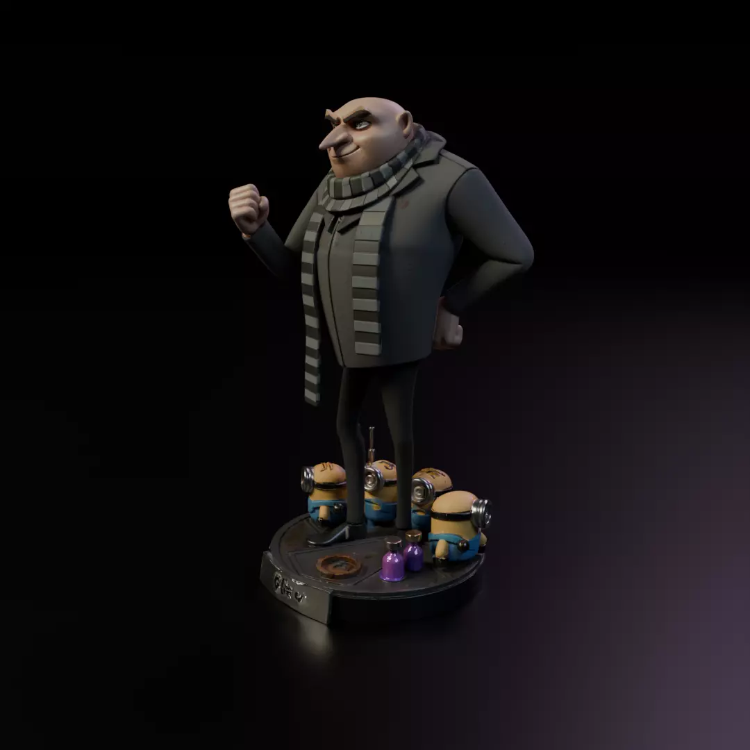 Gru Despicable Me 3D print model_9