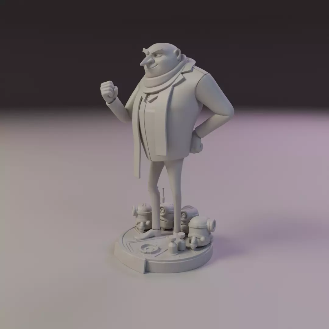 Gru Despicable Me 3D print model_10