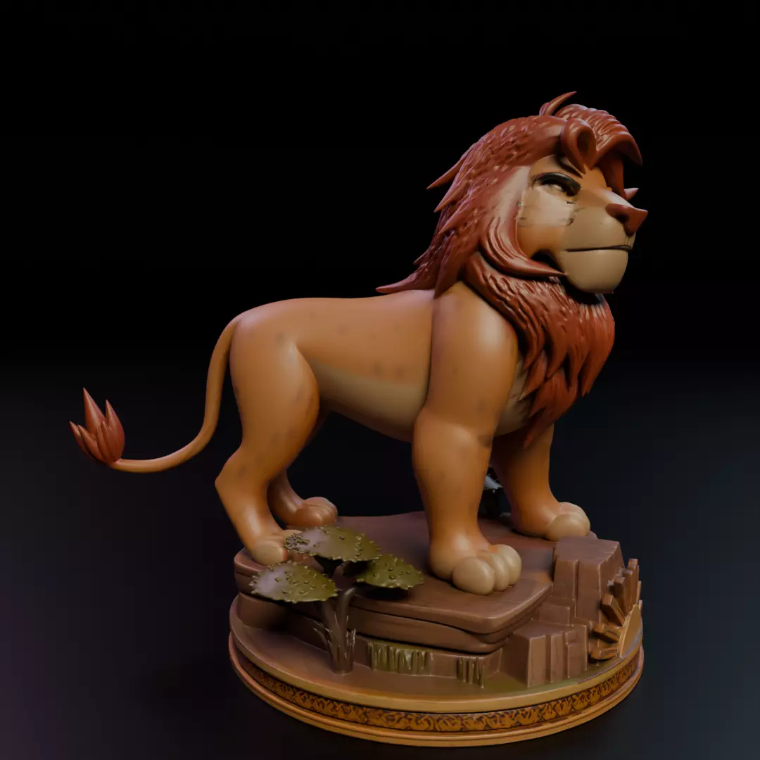 Mufasa 3D print model_12