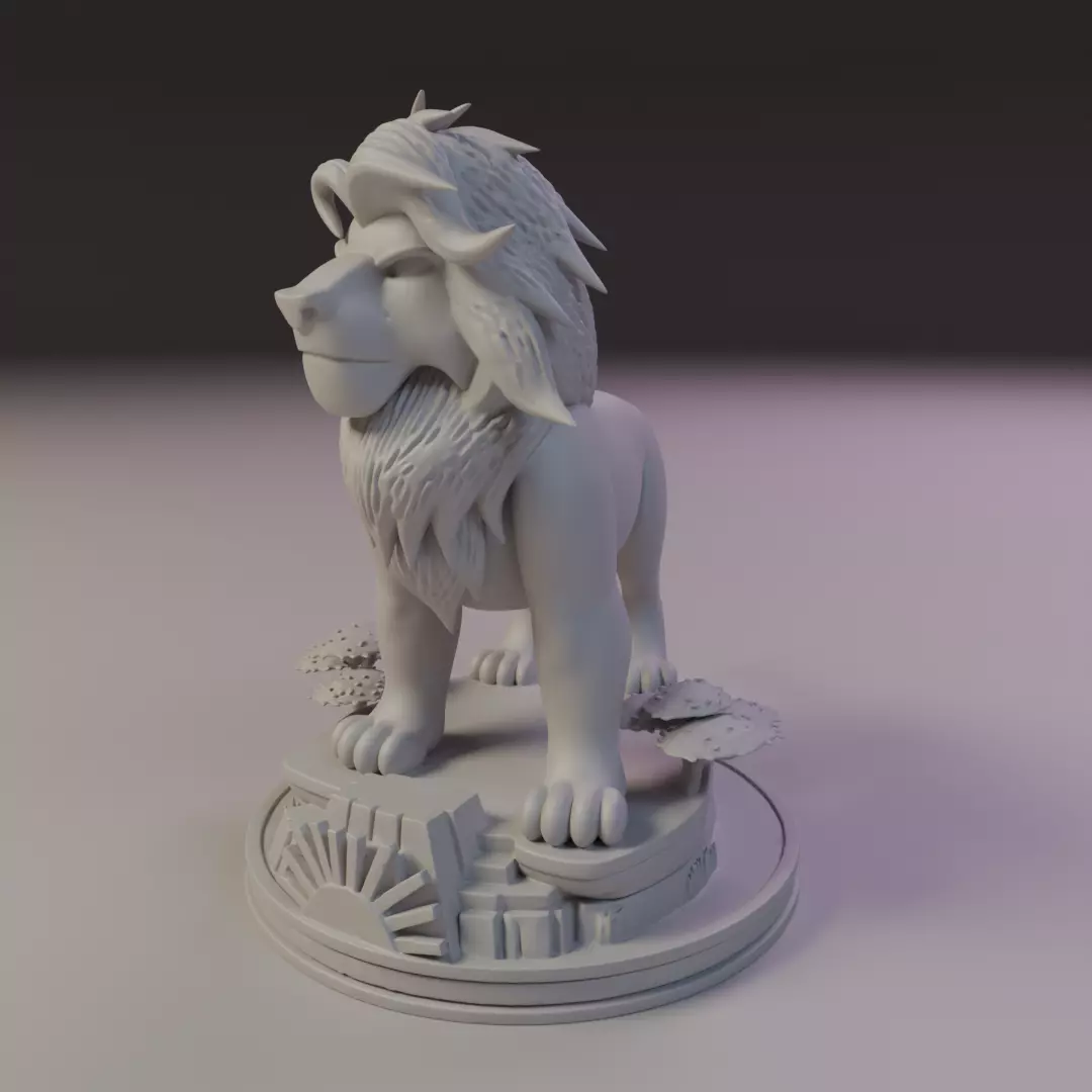 Mufasa 3D print model_9