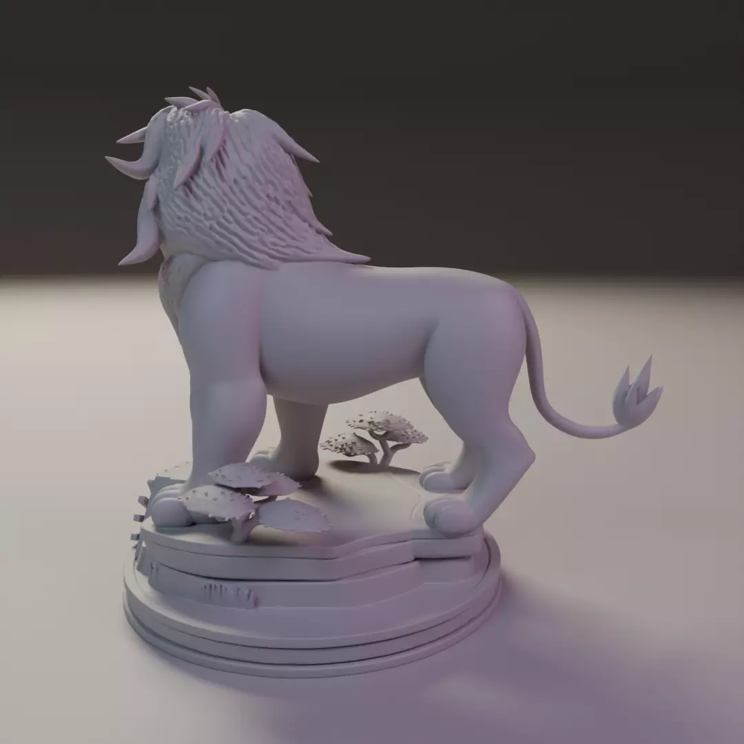 Mufasa 3D print model_7