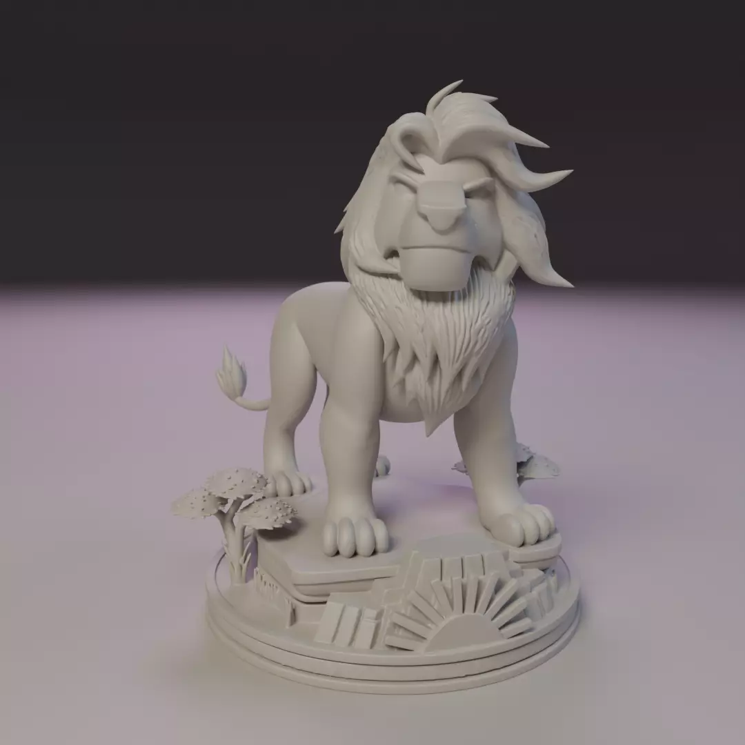 Mufasa 3D print model_15