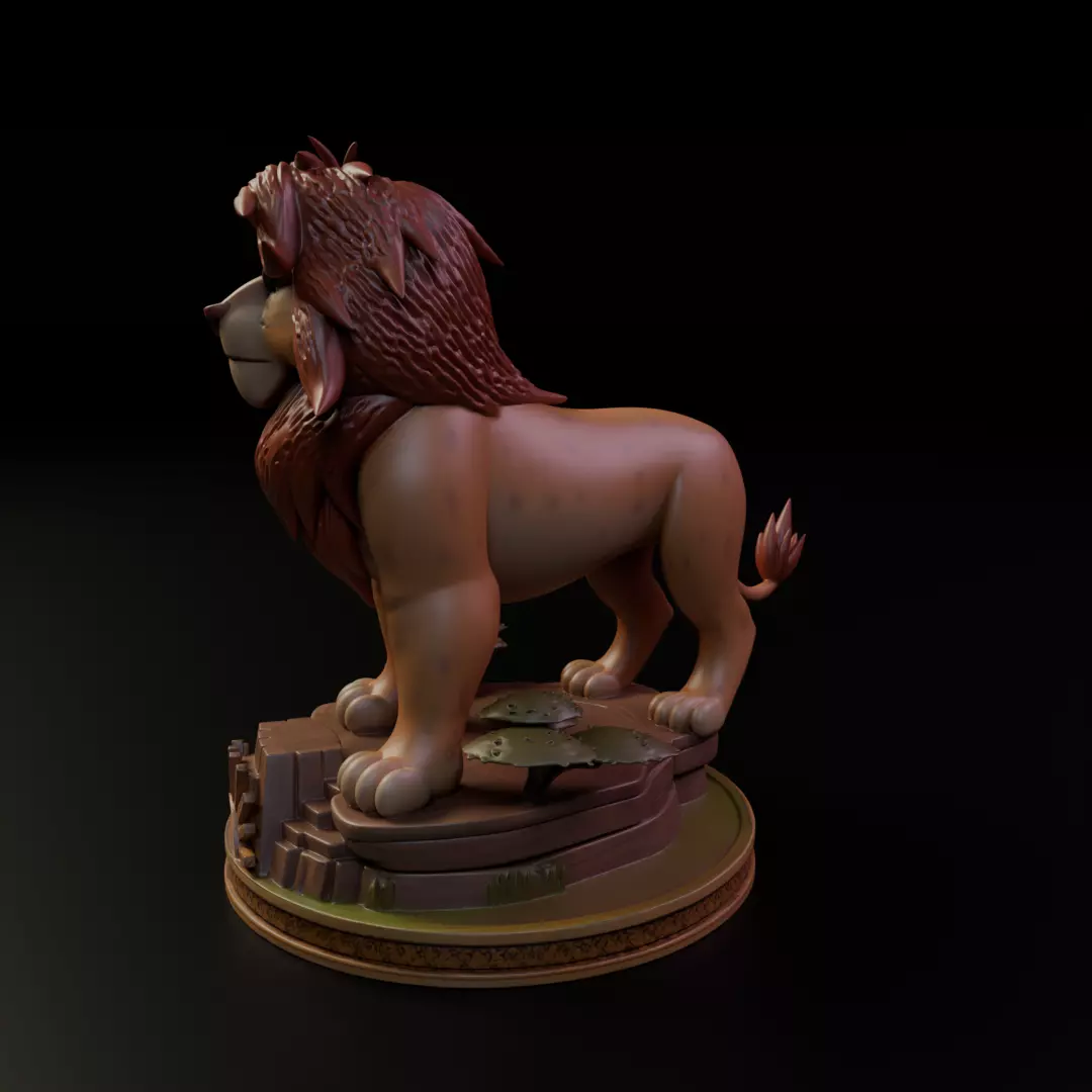 Mufasa 3D print model_4
