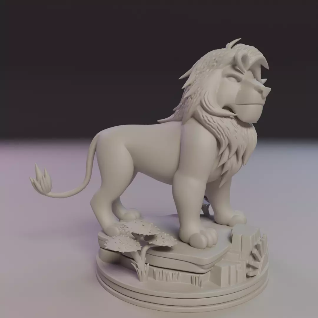 Mufasa 3D print model_11