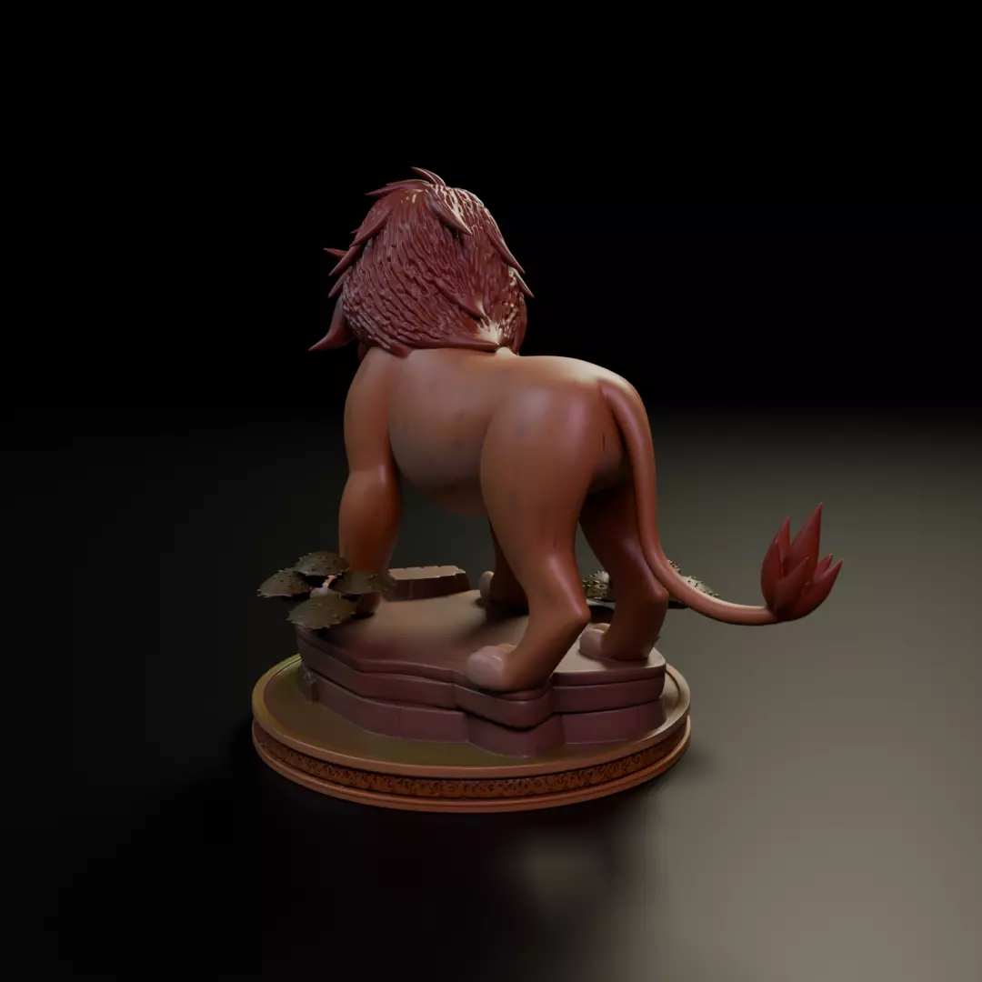 Mufasa 3D print model_6