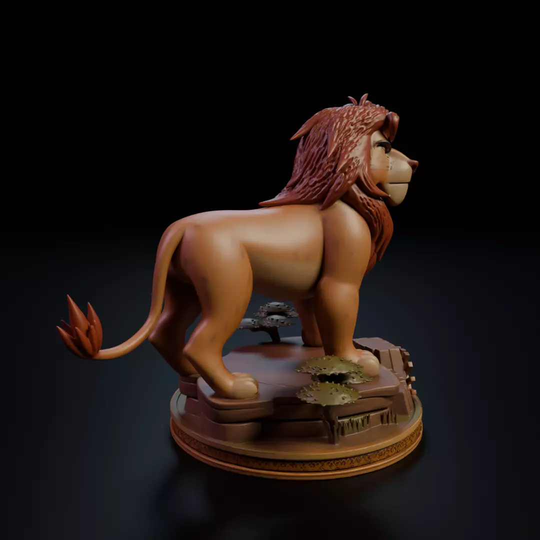Mufasa 3D print model_2