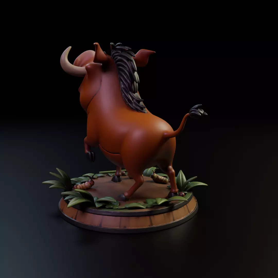 Pumbaa 3D print model_13