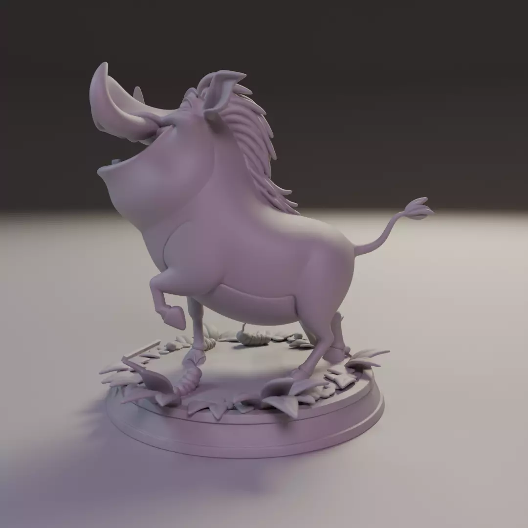 Pumbaa 3D print model_6