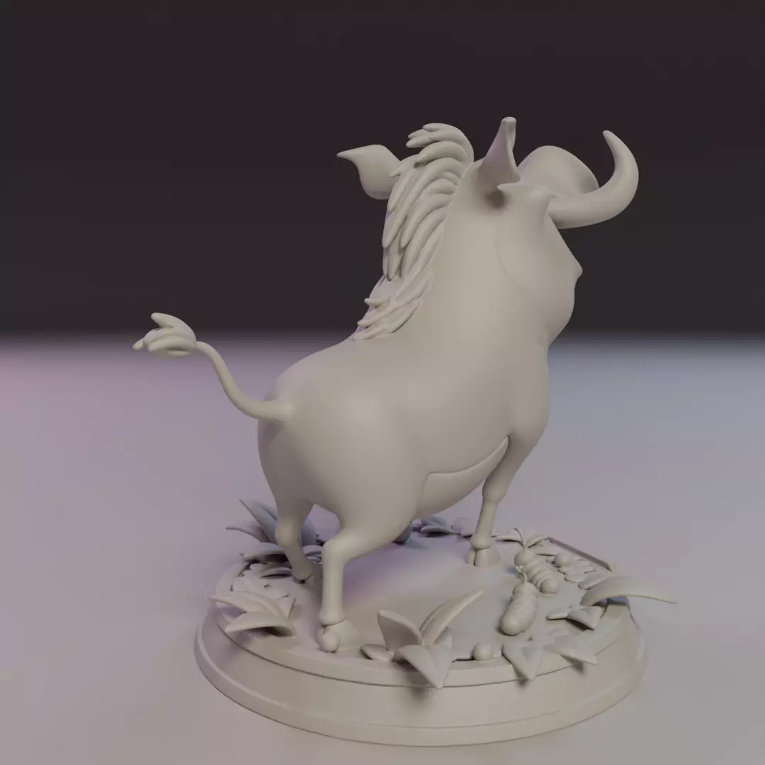 Pumbaa 3D print model_12