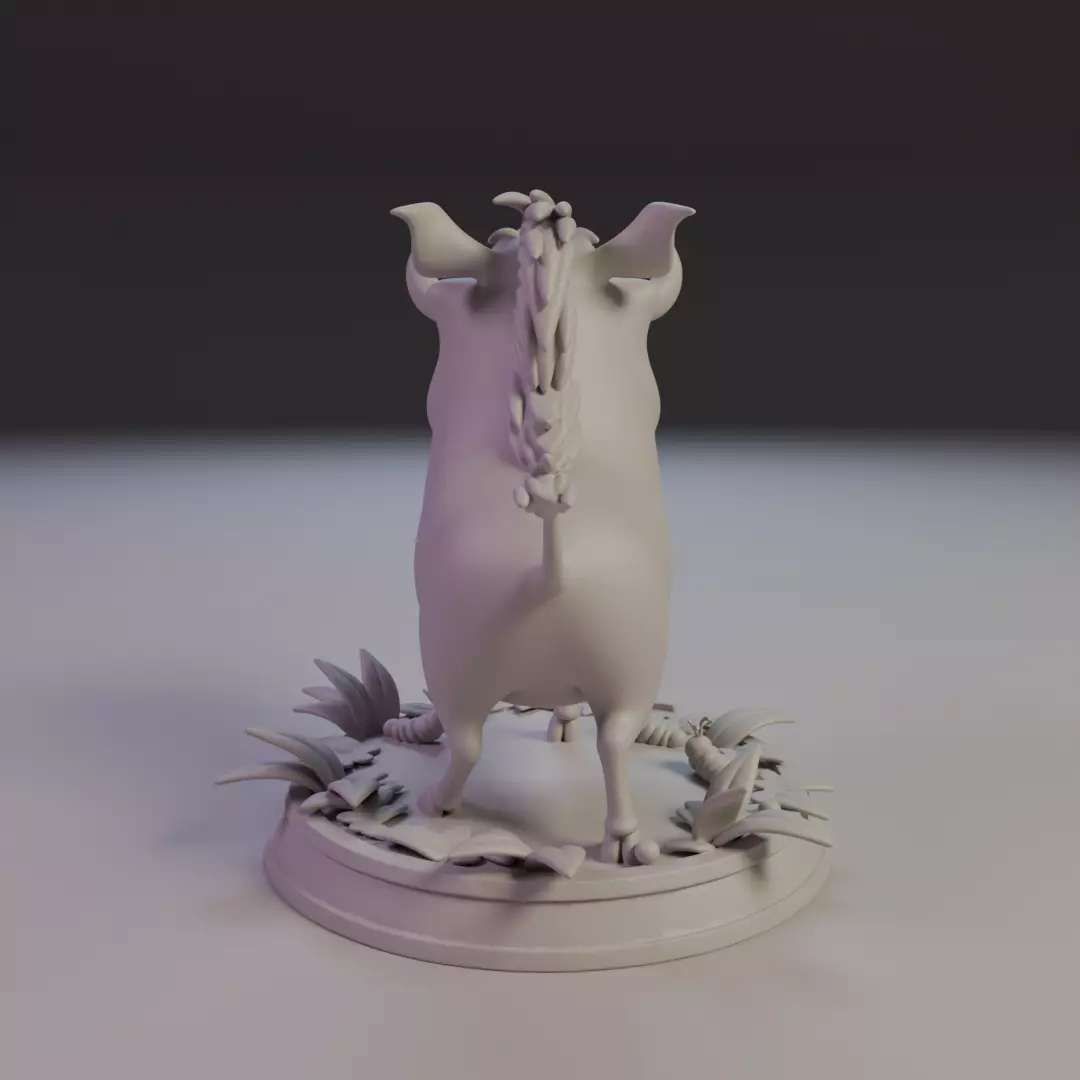 Pumbaa 3D print model_2
