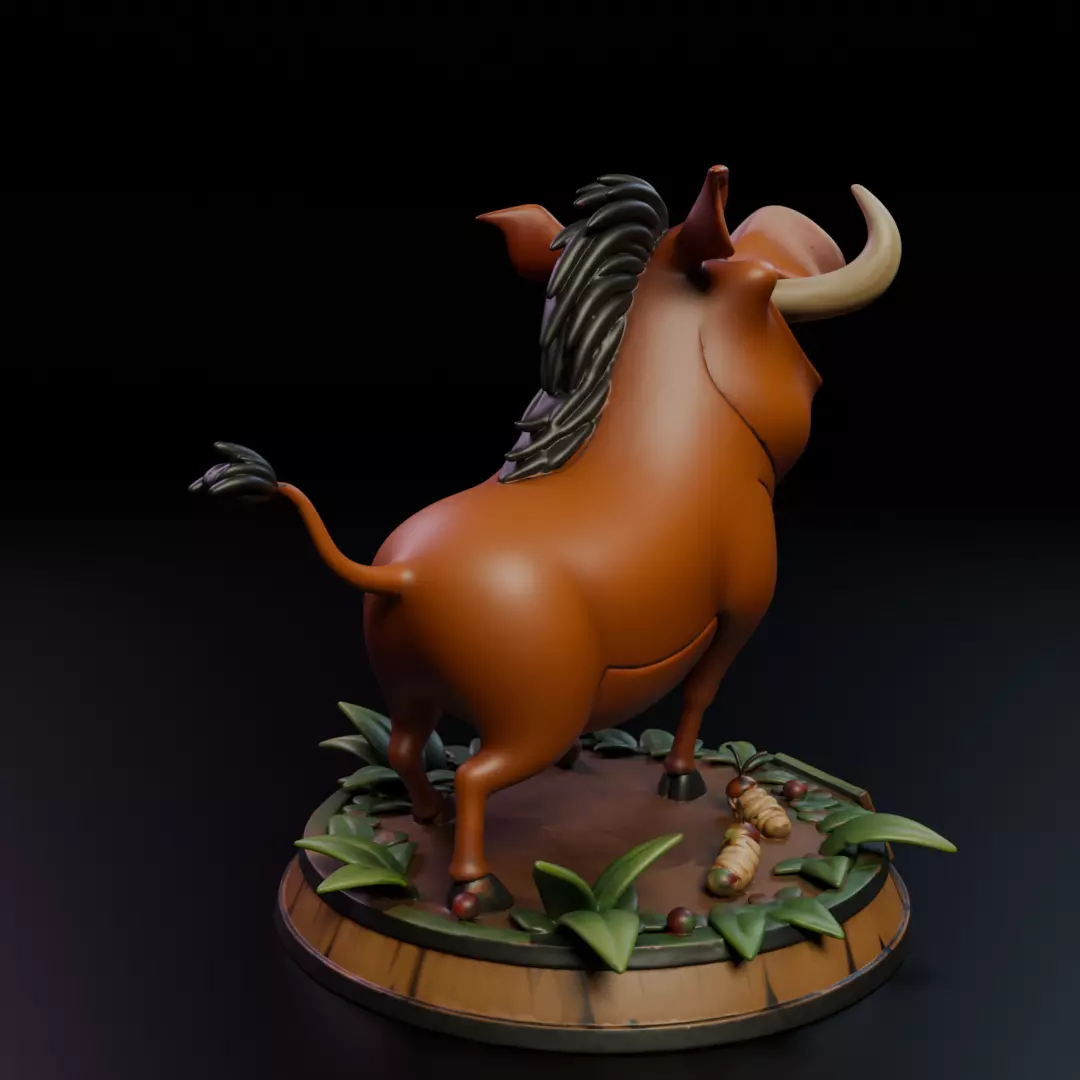 Pumbaa 3D print model_11
