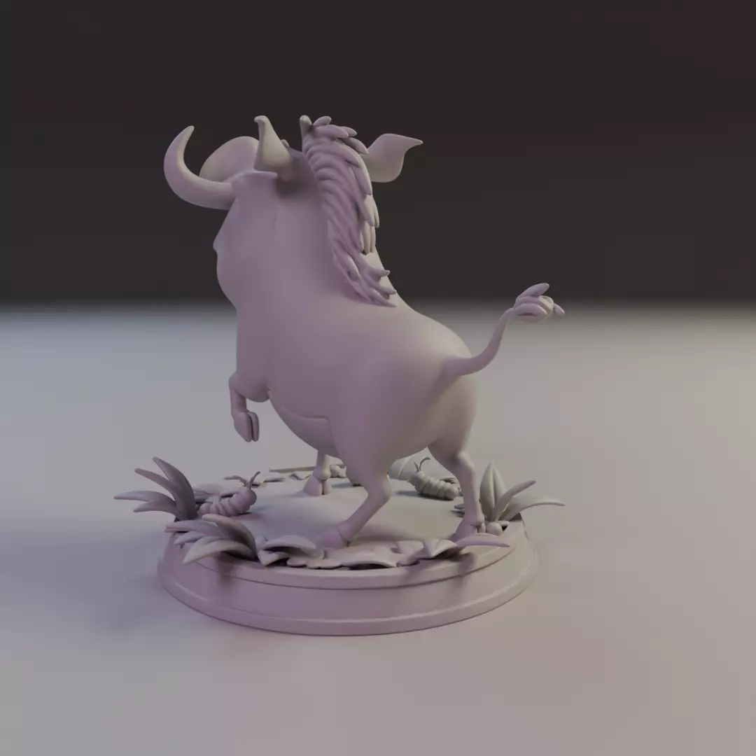 Pumbaa 3D print model_14