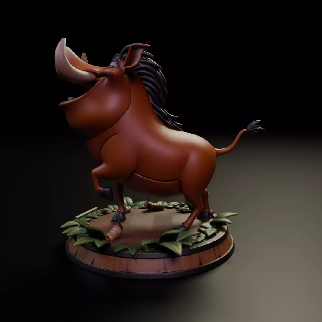 Pumbaa 3D print model_5