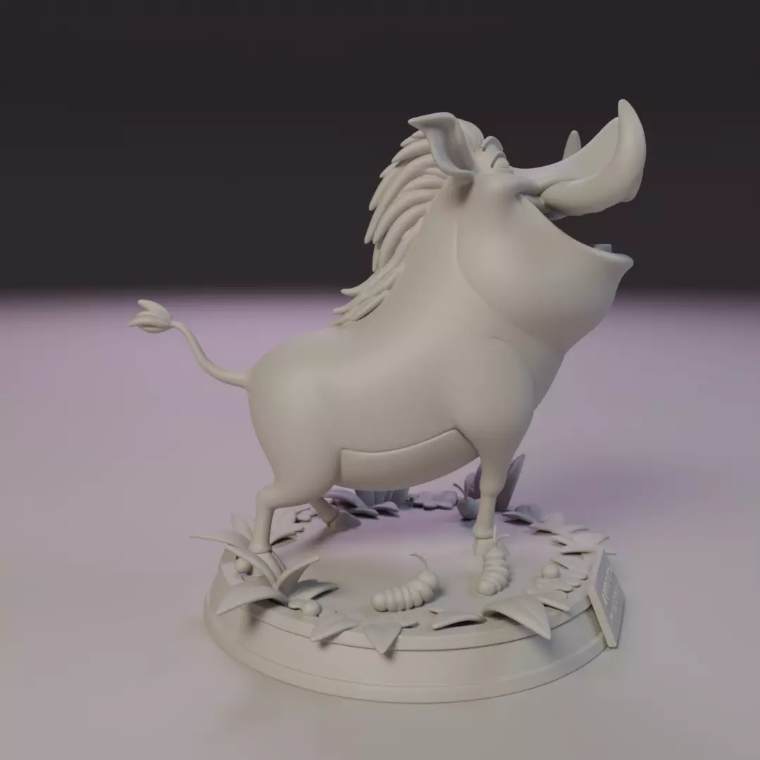 Pumbaa 3D print model_16