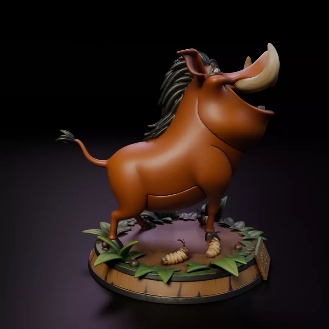 Pumbaa 3D print model_15