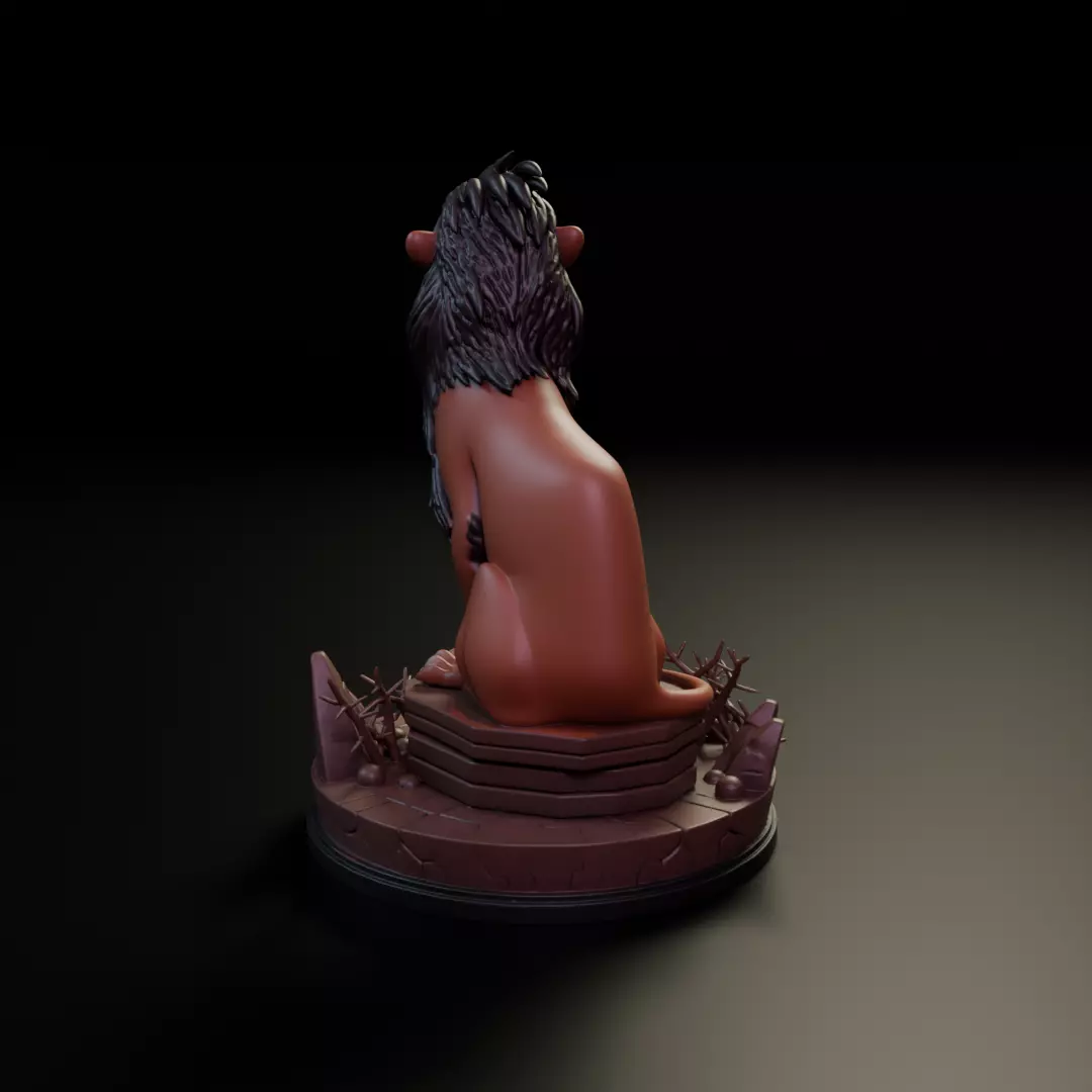 Scar lion king 3D print model_5