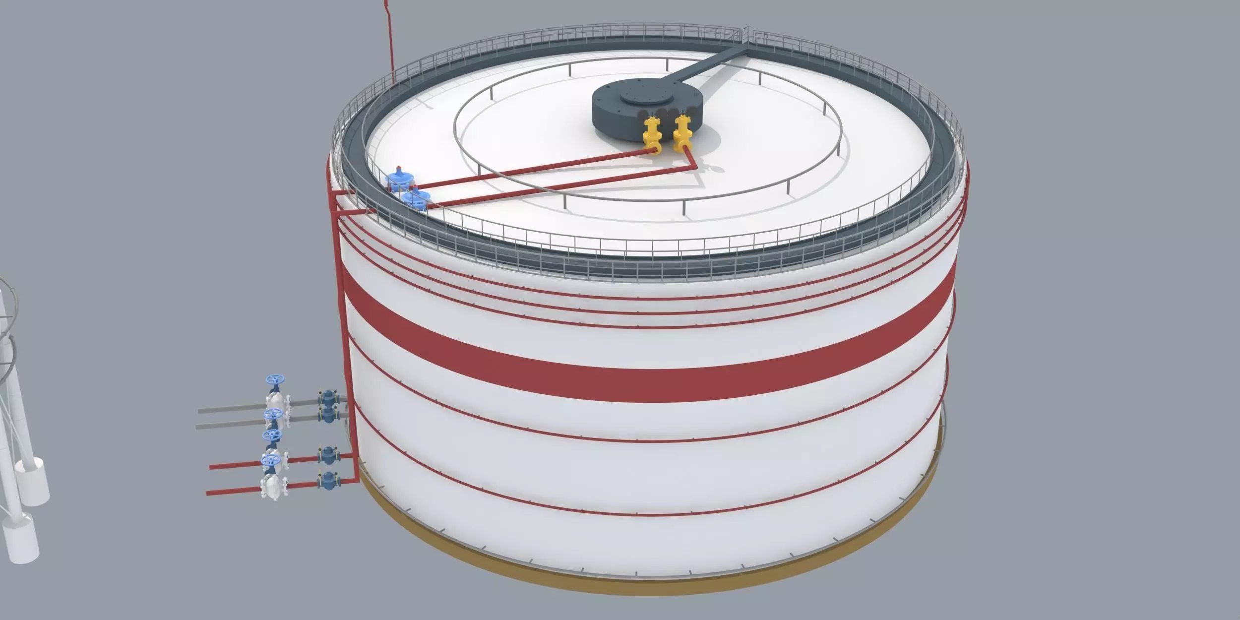 oil tanks 3D model_6