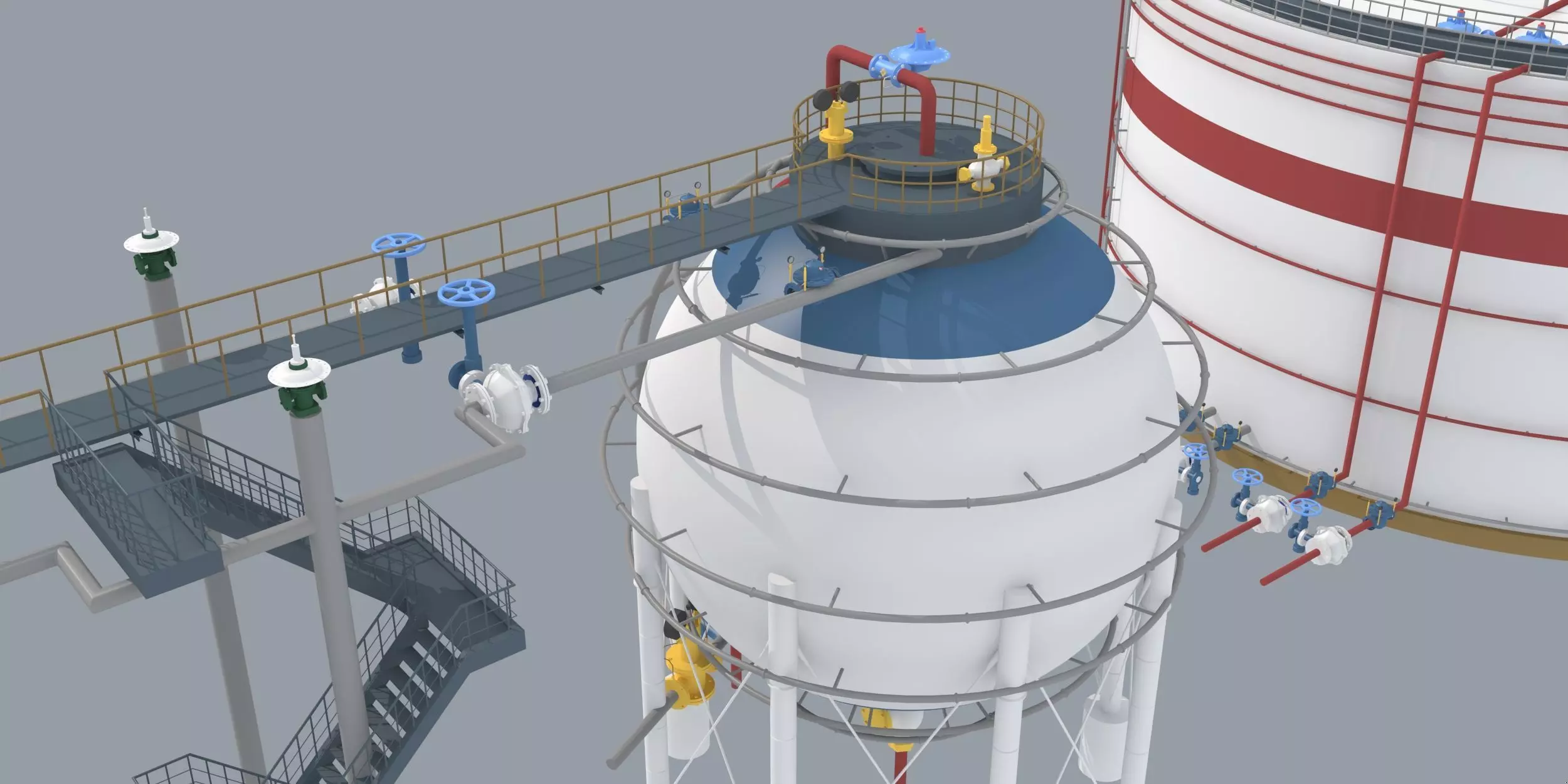 oil tanks 3D model_1