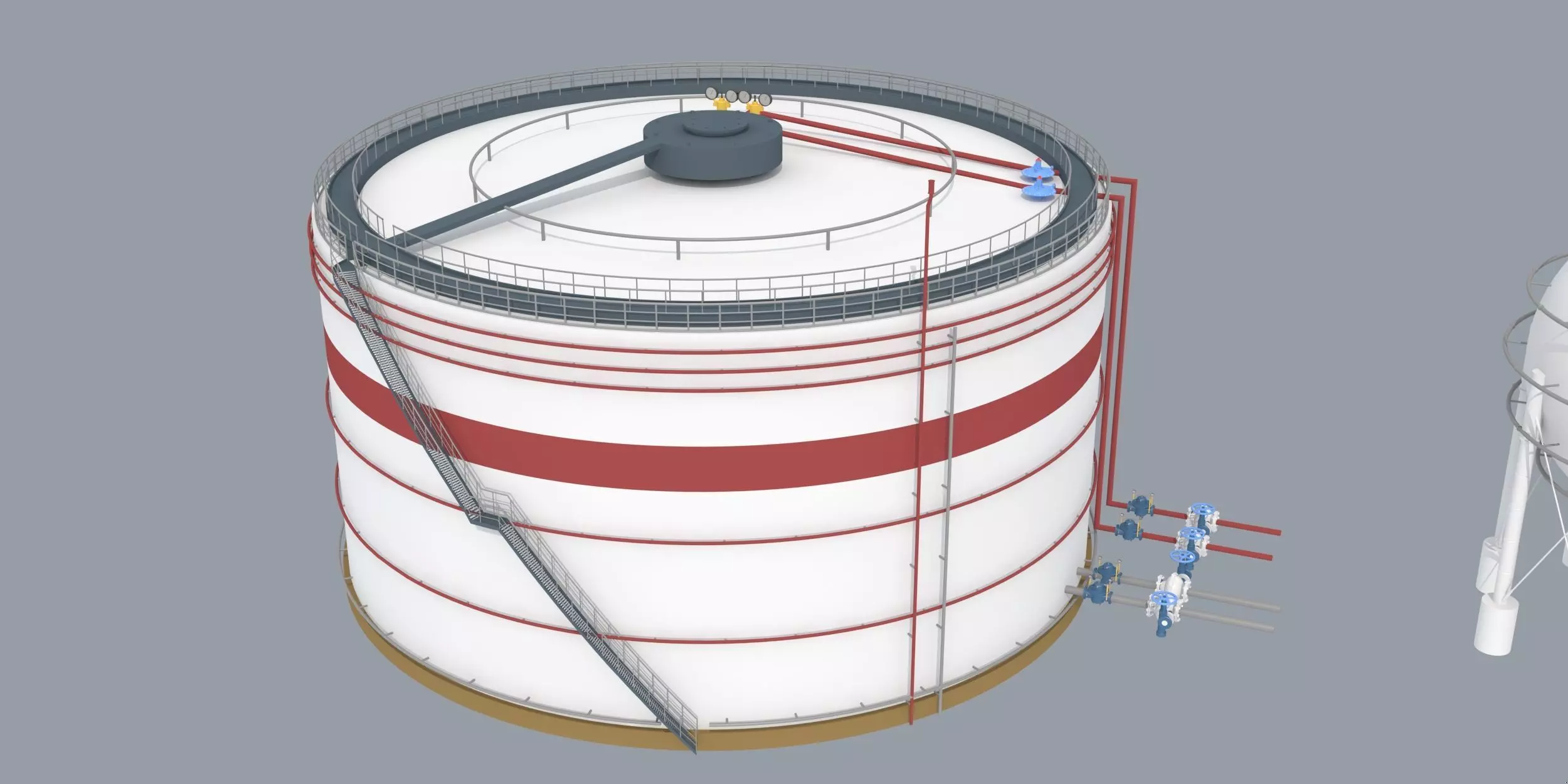 oil tanks 3D model_5